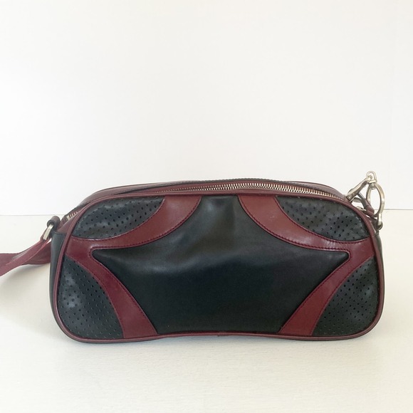 Prada Crossbody Bag in Burgundy and Dark Green - Picture 4 of 17